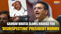 BJP's Gaurav Bhatia Hits Back at Mallikarjun Kharge Over President Murmu Statement