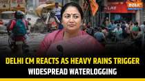 Delhi CM Rekha Gupta Addresses Waterlogging After Heavy Rains