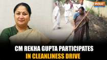 Delhi CM Rekha Gupta Leads Cleanliness Drive in Timarpur Area
