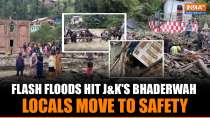 J&K's Bhaderwah Hit by Flash Floods, Houses and Temples Damaged, Mass Evacuation Underway