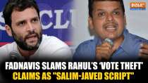 Fadnavis Mocks Rahul Gandhi's  'Vote Theft' Allegations Against EC, Calls It "Salim-Javed Script"