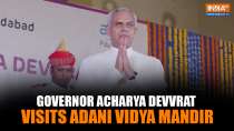 Adani Vidya Mandir Hosts Gujarat Governor Acharya Devvrat in Ahmedabad