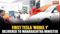 Tesla Model Y Launches at ₹60 Lakh in India, Maharashtra Transport Minister Gets First Key