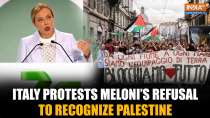 Italy: Protests Erupt Over PM Meloni's Refusal to Recognize Palestine State