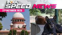 Speed News: SC criticizes states over stray dog reports, says national image suffers
