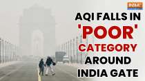Delhi Air Quality Deteriorates: AQI Falls Into 'Poor' Category Around India Gate | Delhi Pollution