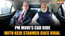 PM Modi & UK PM Keir Starmer Share a Car Ride to Global Fintech Fest in Mumbai, Video Surfaces