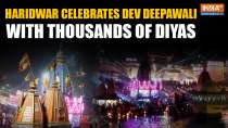 Haridwar Celebrates Dev Deepawali with Thousands of Diyas, Mesmerizing Light Show, and Fireworks