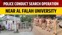 Delhi Blast Probe: Faridabad Police Conduct Search in Dhauj Village Near Al Falah University