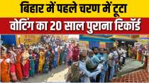 Bihar elections: All records broken in the first phase of voting, with over 70% voter turnout in these districts.
