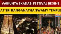 Grand Vaikunta Ekadasi Festival Begins at Historic Sri Ranganatha Swamy Temple, Srirangam