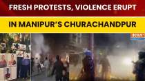 Manipur: Fresh Protests and Violence Erupt in Churachandpur Over Deputy CM Oath