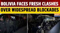 Bolivia Crisis: Security Forces Clash With Protesters Blocking Key Roads Into La Paz : World News
