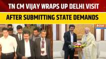 Tamil Nadu CM Joseph Vijay Wraps Up Two-Day Delhi Visit After Submitting State Demands to PM Modi