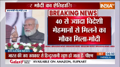 Historic Welcome for world leader PM Narendra Modi at Palam Airport