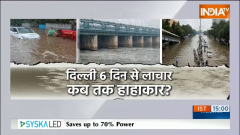 Delhi Flood News:  In both Delhi, and Punjab, AAP govt allege &lsquo;flood politics&rsquo;, treading water
