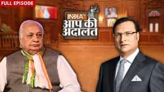 Arif Mohammad Khan in Aap Ki Adalat: Kerala Governor Arif Mohammad Khan surrounded by Rajat Sharma's questions on UCC