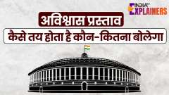 What is No Confidence Motion? Who gets What Time to Speak? | Explained