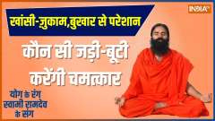 Yoga TIPS: These 10 herbs of Swami Ramdev will provide relief from cold and cough
