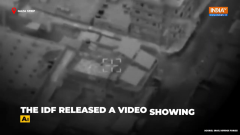 Israel-Hamas War:  Israel forces release footage of Airstrikes in Gaza
