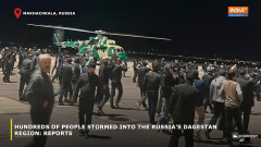 Israel Hamas War: Hundreds of people storm into Russia's Degestan airport| English News