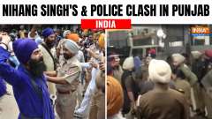 Clash breaks out between Nihang Singhs, Police officials at Gurudwara Akal Bunga in Kapurthala
