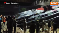 Rajasthan Accident: Four dead, several injured after bus falls on railway track near Dausa