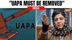 PDP Chief Mehbooba Mufti says &lsquo;government must remove UAPA&rsquo;