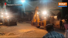 More than 10 workers trapped under grain sacks after warehouse storage unit collapsed in Vijaypura