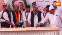 CM Revanth Reddy along with Congress leaders celebrate Sonia Gandhi&rsquo;s birthday
