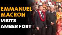 French President Emmanuel Macron arrives in India, visits Amber Fort with S Jaishankar