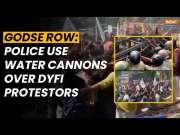 Godse Row: Police used water cannon on DYFI protesters seeking action against NIT Calicut professor