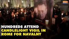 Alexei Navalny: People gather at candlelight vigil for Russian Prez Putin critic Navalny in Italy