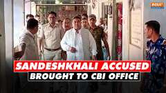Sandeshkhali accused Sheikh Shahjahan bought to CBI office