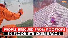Brazil Floods: People airlifted from homes as 56 die, several go missing in worst floods in 80 years