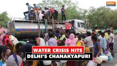 Water Crisis in Delhi: Water crisis hits Delhi&rsquo;s Chanakyapuri, locals struggle