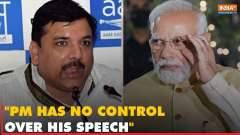 AAP MP Sanjay Singh slams PM Modi over 'Mujra' remark, says 'PM has no control over his speech'