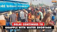 Delhi continues to grapple with water shortage, locals queue up to get water amid heatwave warning