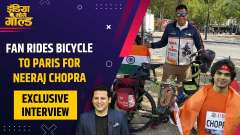 Olympics 2024: Neeraj Chopra's Devoted Fan Cycles to Paris&mdash;Watch Exclusive Interview