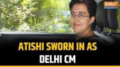 Atishi Marlena Swearing-in Ceremony: Atishi takes oath of office, becomes Delhi&rsquo;s youngest CM