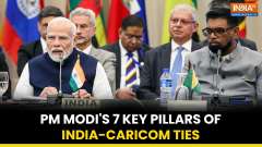 What are seven 'key pillars' proposed by PM Modi to boost India-Caribbean ties at CARICOM Summit?