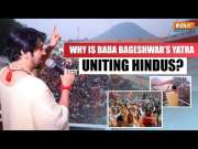 Baba Bageshwar's Hindu Ekta Yatra: Saffron flags surround, Baba leads, devotees follow