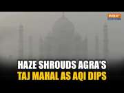 Taj Mahal Gets Covered in Haze as Agra's Air Quality Slips Into Poor Category