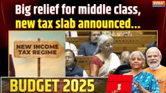 Budget 2025 : Big relief for middle class, new tax slab announced... 