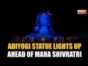 Mahashivratri: Majestic Light Show Lits Up Adiyogi Statue At Isha Center In Coimbatore