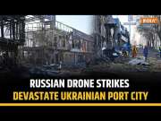 Russia-Ukraine War: Russian Drones Strike Ukrainian Port City, Sparks Massive Fire