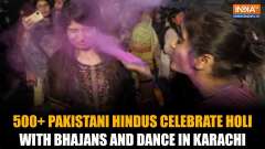 Holi Celebrations in Karachi: 500+ Pakistani Hindus Join Holika Dahan, Bhajans, and Dance