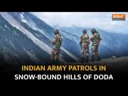Jammu & Kashmir: Indian Army Patrols In Snow-bound Hills Of Bhaderwah In Doda