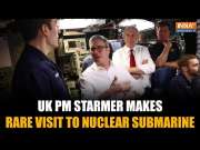 UK PM Keir Starmer Visits Nuclear Submarine In Northern Ireland