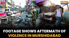 Murshidabad Violence: Police Vans Vandalized, Vehicles Torched After Violent Protests Over Waqf Act